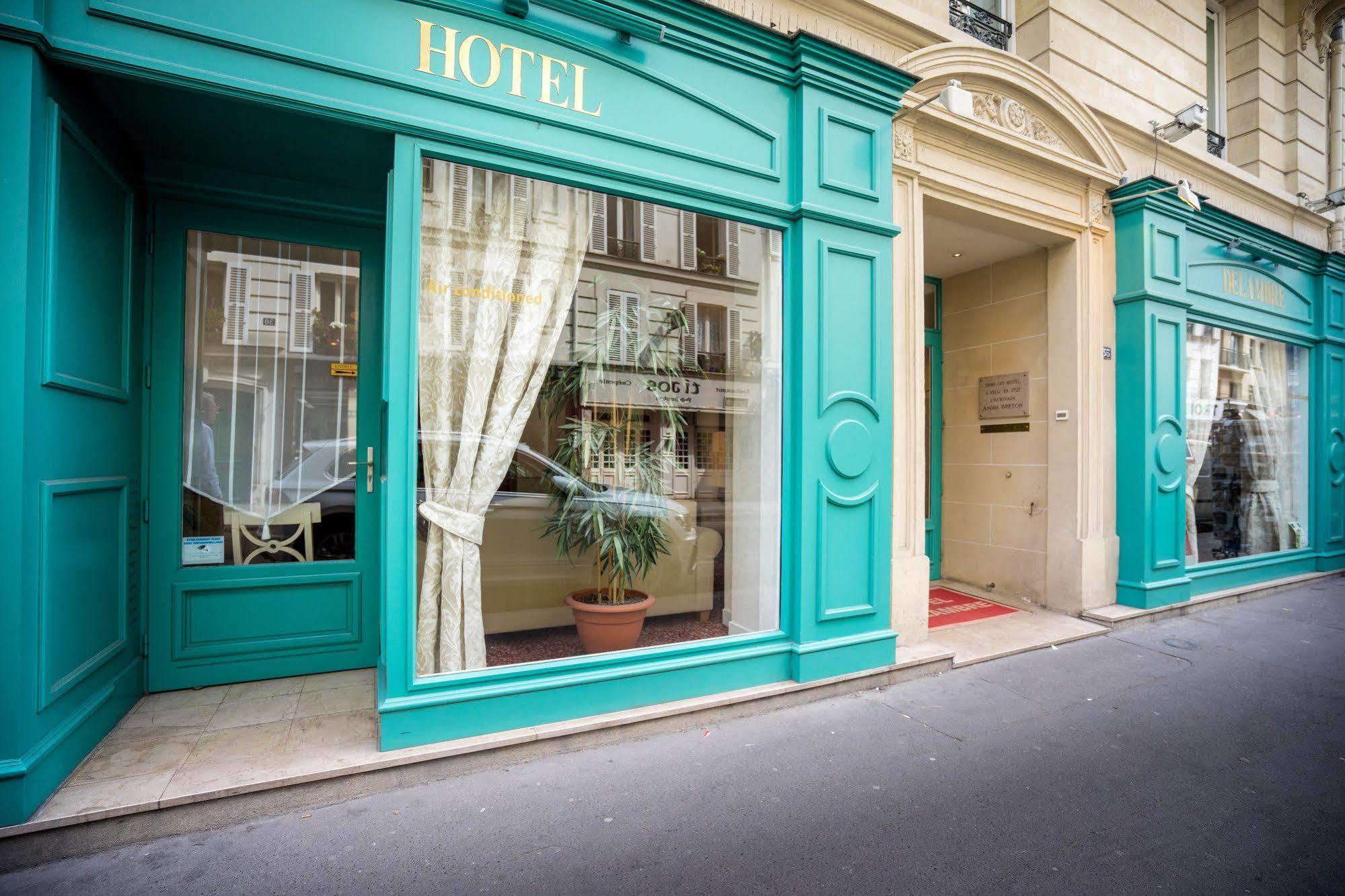 Hotel Delambre Paris Exterior foto